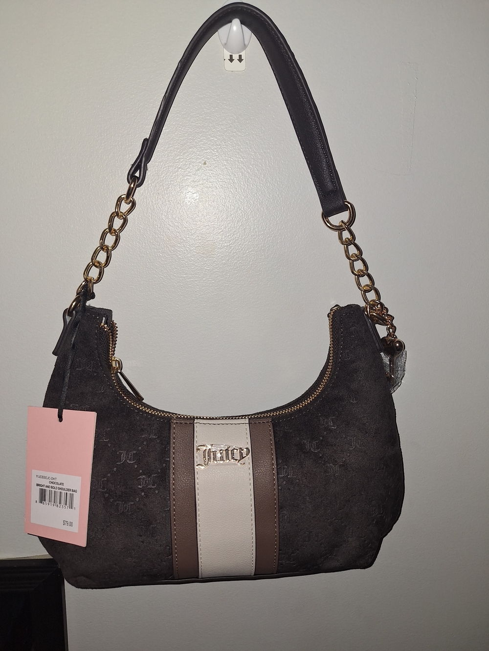 Juicy Δ€ Brown and Cream Shoulder Bag
